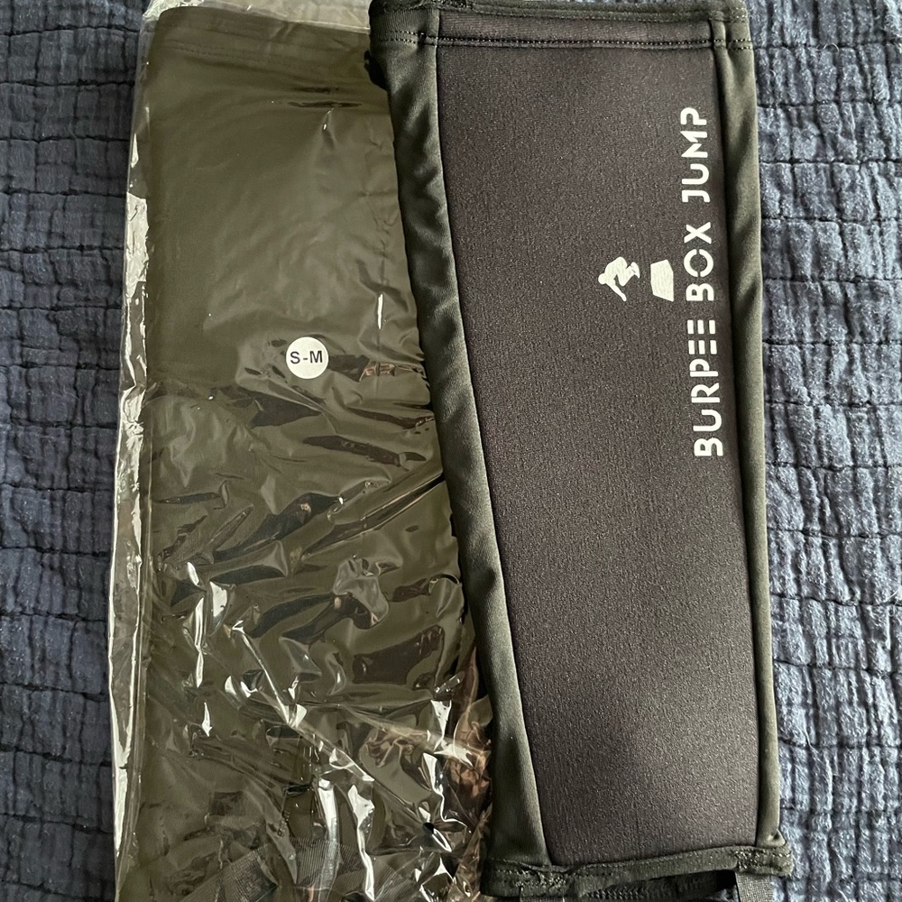 Burpee box jump calf sleeves